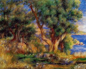 Pierre Auguste Renoir : Landscape near Menton